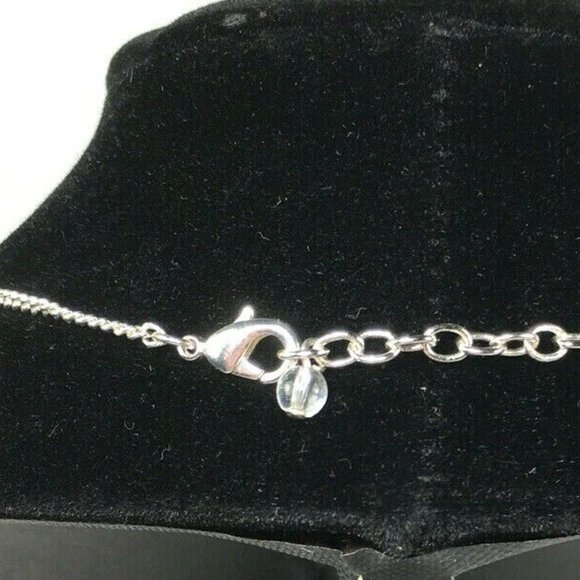 Silvertone Triple Oval Necklace - Picture 5 of 12